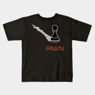 Pawn casting a king in chess Kids T-Shirt